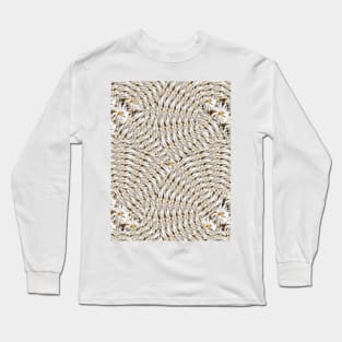 White magnolia flowers on a large area Long Sleeve T-Shirt